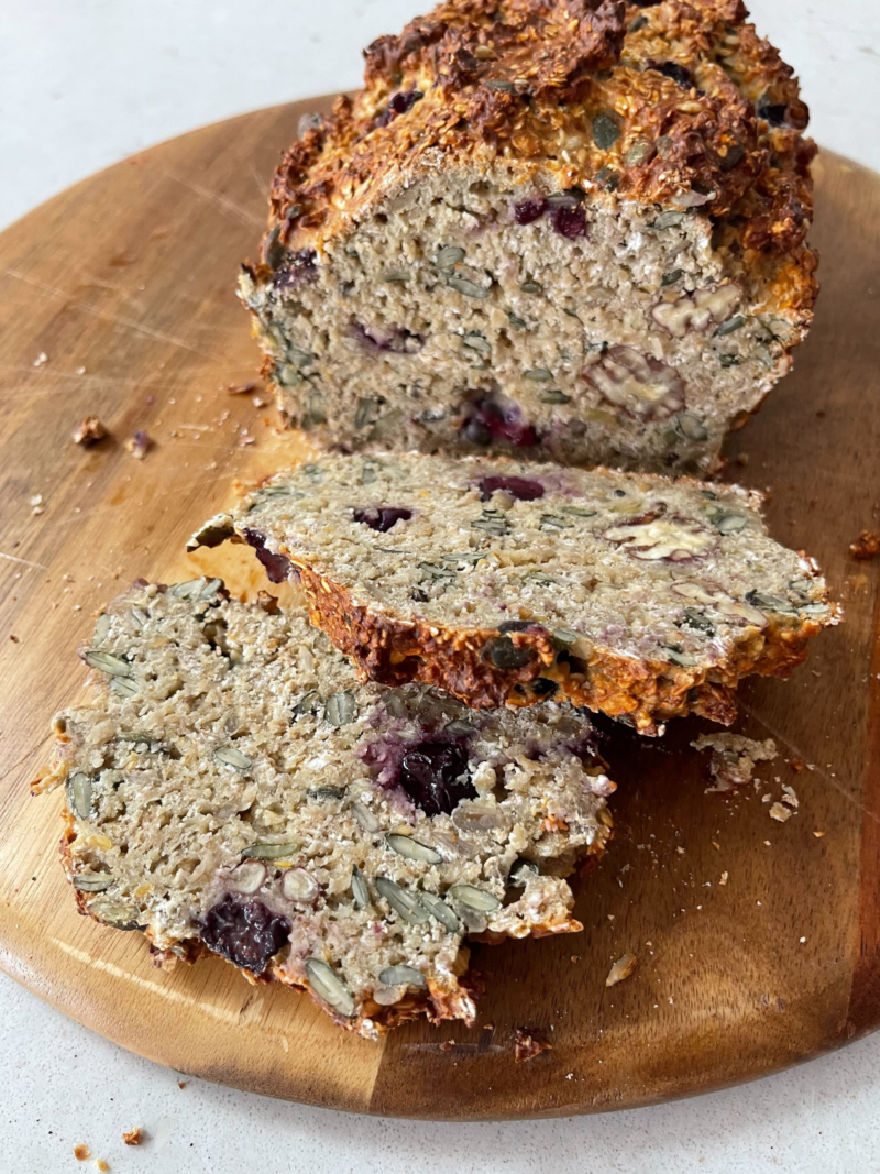 Blueberry Oat Bread - Daveynutrition